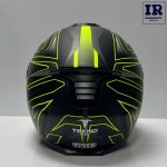 کلاه کاسکت فک متحرک تکنو Tekno خط فسفری - تصویر 5