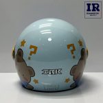 کلاه کاسکت بچگانه بدون فک Ibk آبی فیروزه ای - تصویر 3