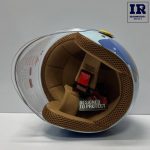کلاه کاسکت بچگانه بدون فک Ibk آبی فیروزه ای - تصویر 5