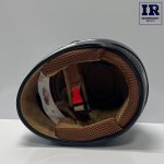 کلاه کاسکت بچگانه فک ثابت Ibk مشکی براق طرح Space - تصویر 3