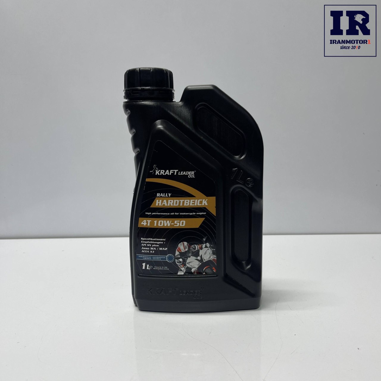 image_1792661241115 روغن موتور سیکلت کرفت لیدر KRAFT LEADER RALLY HARDTBEICK 4T 10W-50 حجم 1 لیتر - تصویر 1